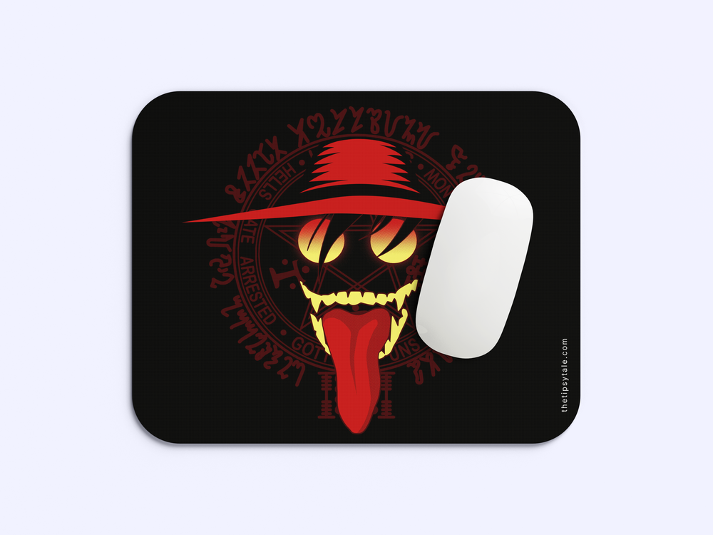 "ALUCARD EVIL LAUGH" Mousepad Enhance Your Workspace with Style