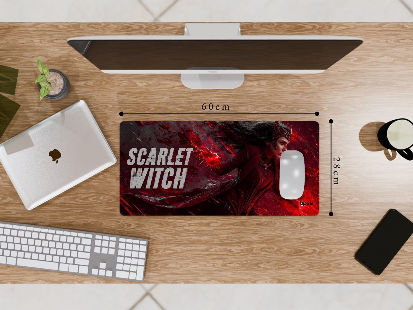 "SCARLET WITCH - ACCURATE COMIC VERSION" Gaming Mousepad Elevate Your Gaming Experience
