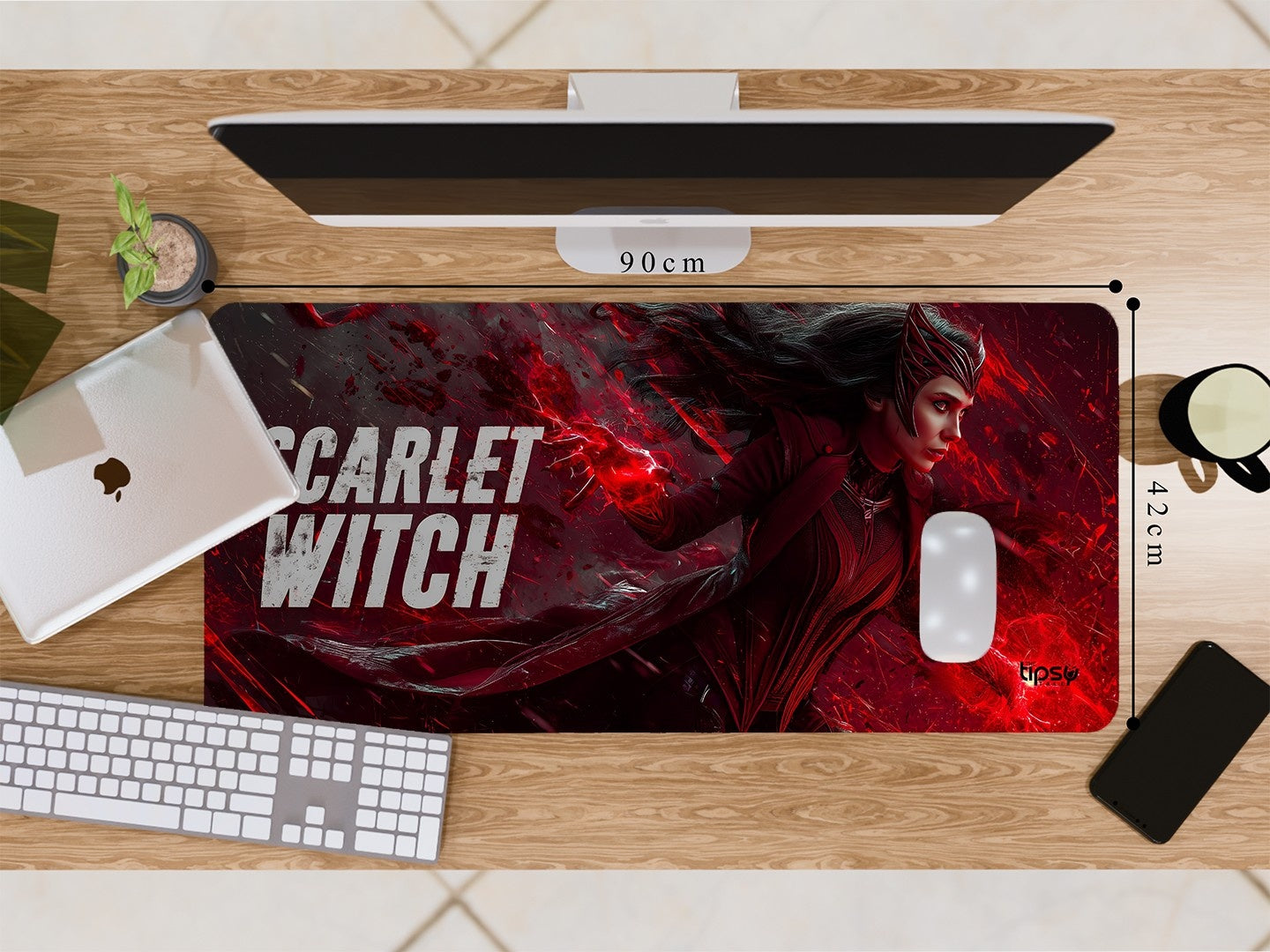"SCARLET WITCH - ACCURATE COMIC VERSION" Gaming Mousepad Elevate Your Gaming Experience