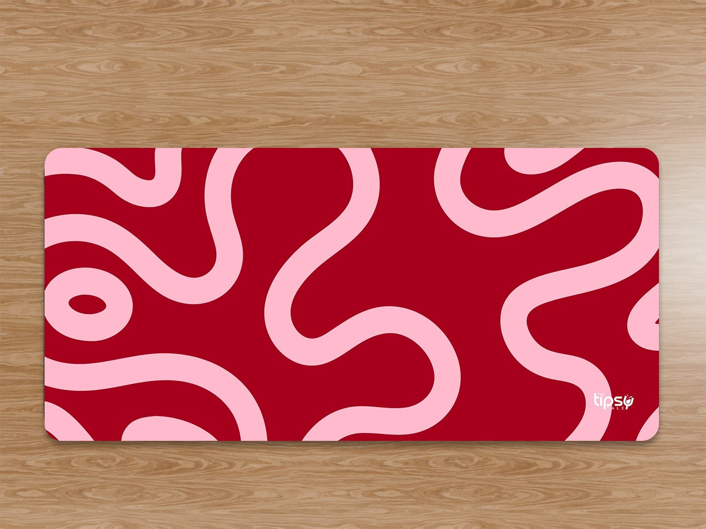 "RED ABSTRACT " Gaming Mousepad Elevate Your Gaming Experience