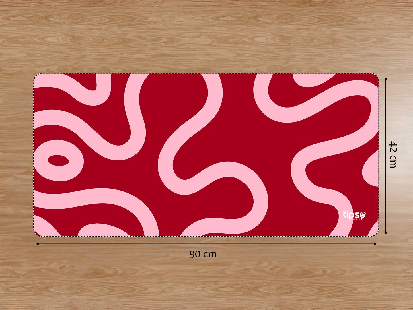 "RED ABSTRACT " Gaming Mousepad Elevate Your Gaming Experience