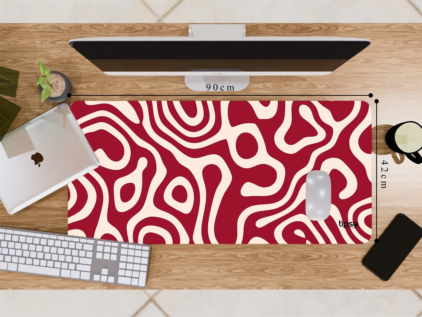 "ILLUSION ABSTRACT" Gaming Mousepad Elevate Your Gaming Experience