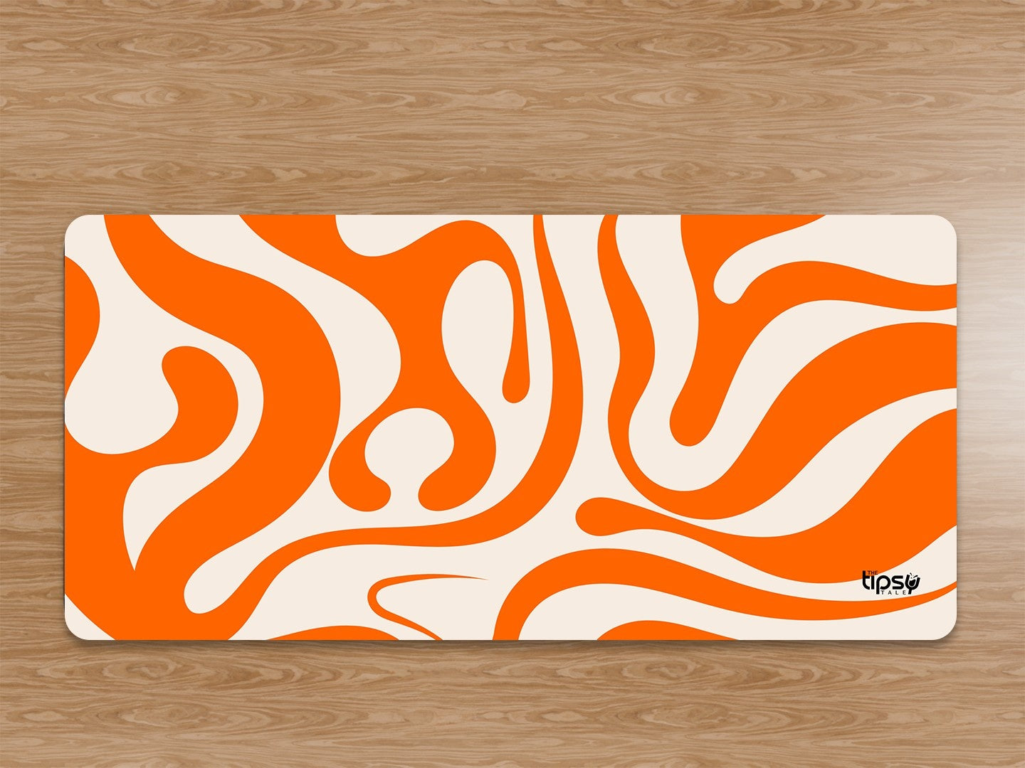"ORANGE ABSTRACT" Gaming Mousepad Elevate Your Gaming Experience