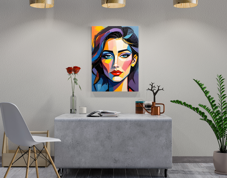 "Modern Muse Art" -Shiny & Sturdy Metallic Poster Art That Pops & Sticks