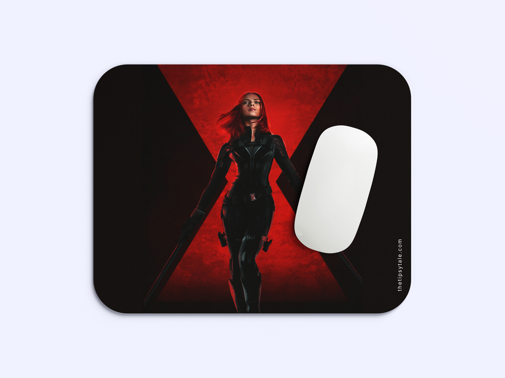 "BLACK WIDOWz" Mousepad Enhance Your Workspace with Style