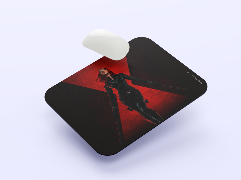 "BLACK WIDOWz" Mousepad Enhance Your Workspace with Style