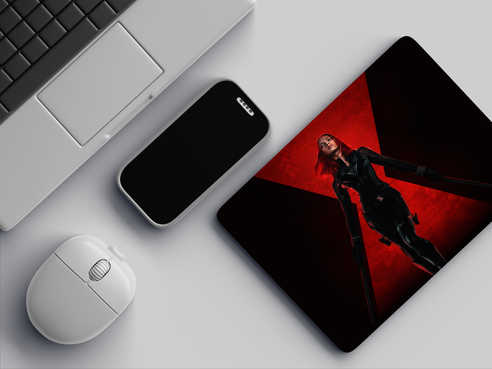 "BLACK WIDOWz" Mousepad Enhance Your Workspace with Style