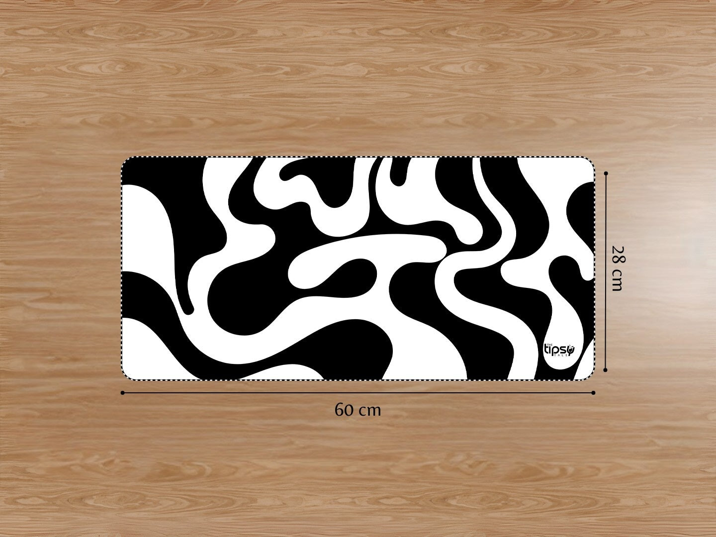 "MONOCHROME ILLUSION" Gaming Mousepad Elevate Your Gaming Experience