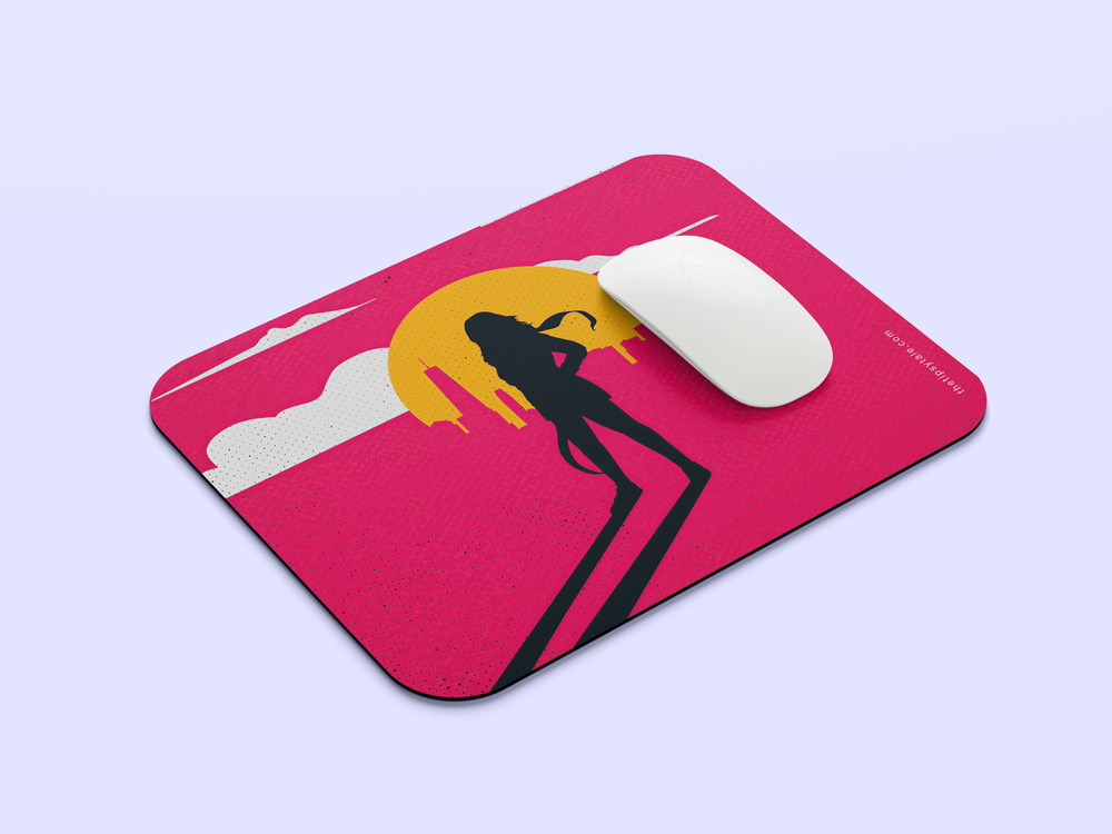 "KAMALA KHAN" Mousepad Enhance Your Workspace with Style