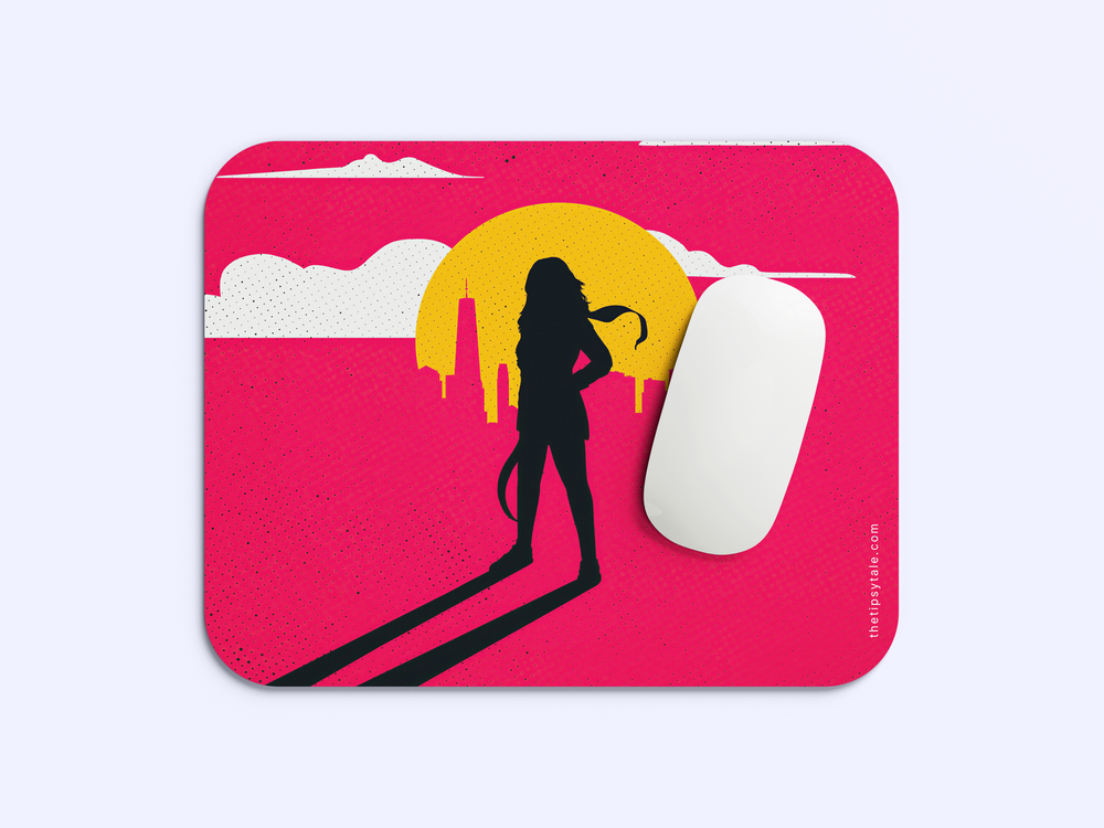 "KAMALA KHAN" Mousepad Enhance Your Workspace with Style