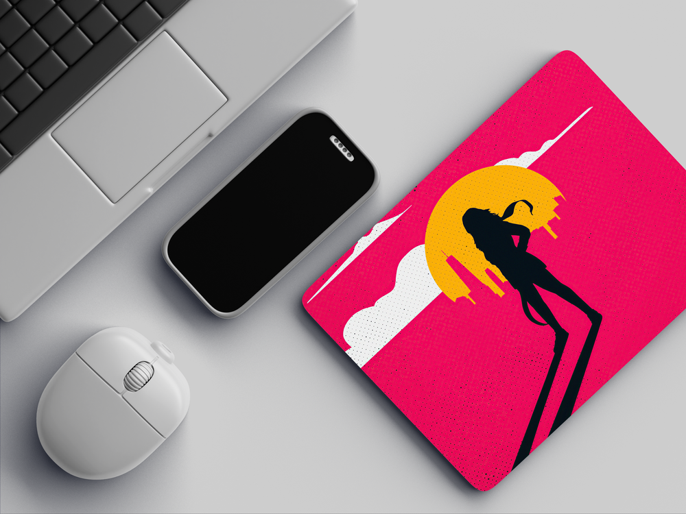 "KAMALA KHAN" Mousepad Enhance Your Workspace with Style