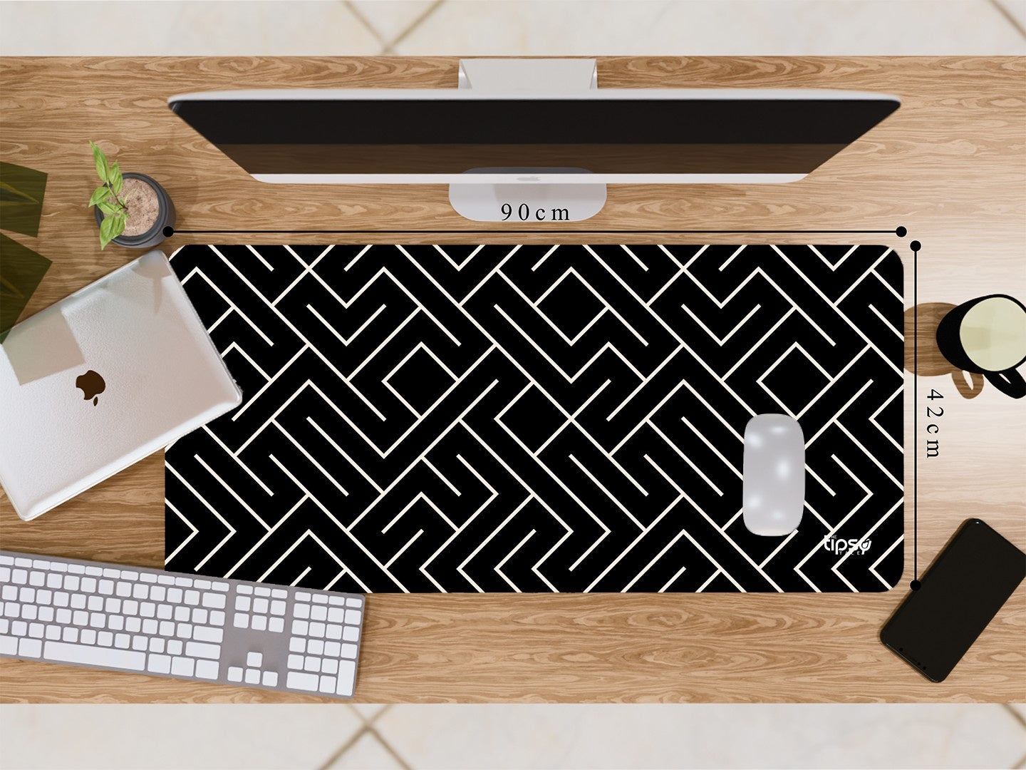 "MAZE PATTERN" Gaming Mousepad Elevate Your Gaming Experience