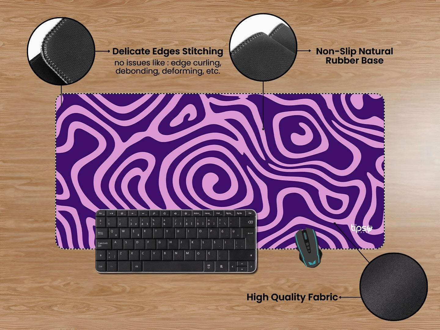 "HALLUCINATION " Gaming Mousepad Elevate Your Gaming Experience