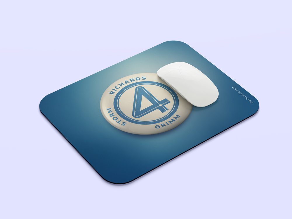"FANTASTIC FOUR" Mousepad Enhance Your Workspace with Style
