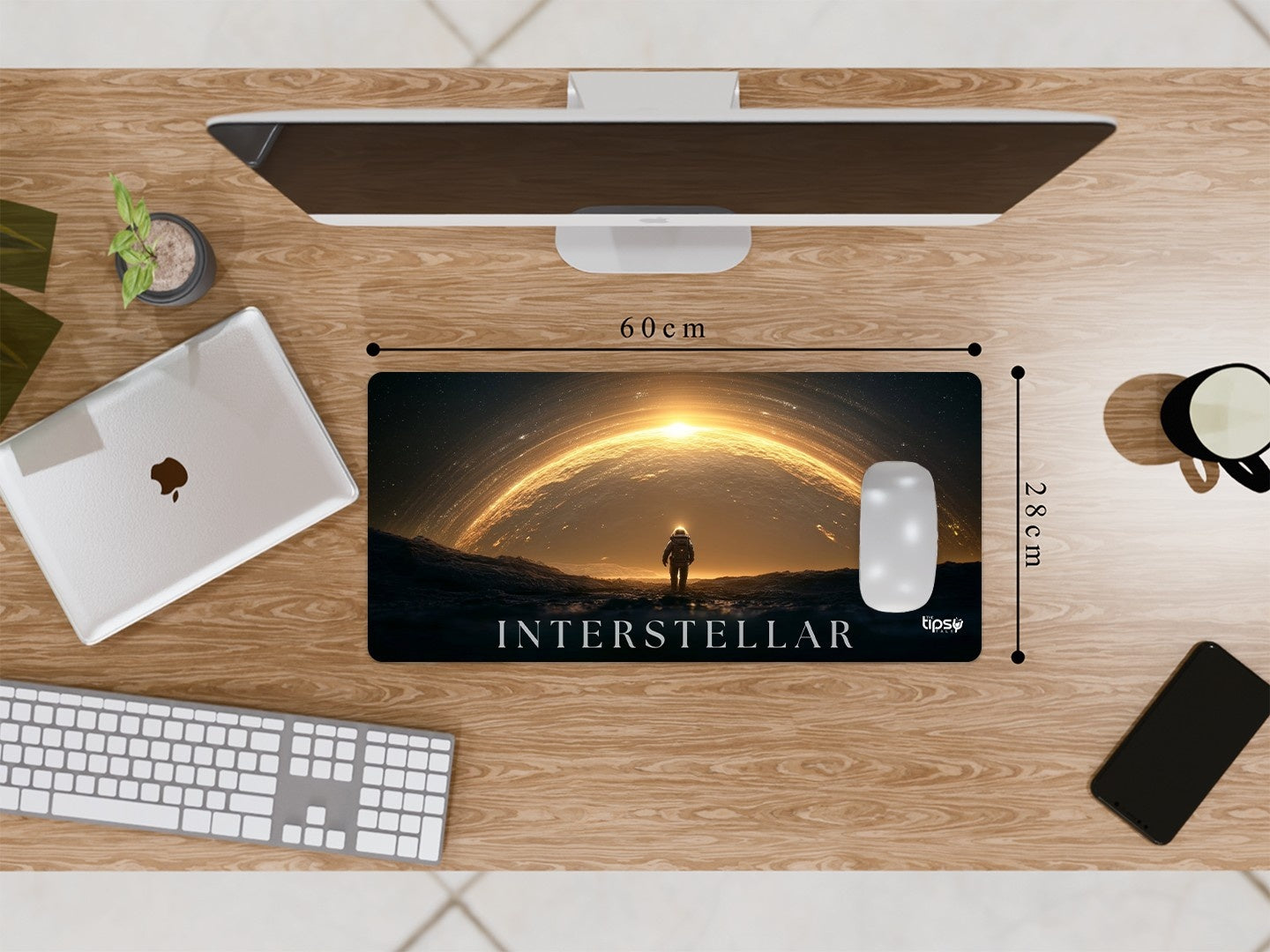 "INTERSTELLAR - LIFE TIME EXPERIENCE " Gaming Mousepad Elevate Your Gaming Experience