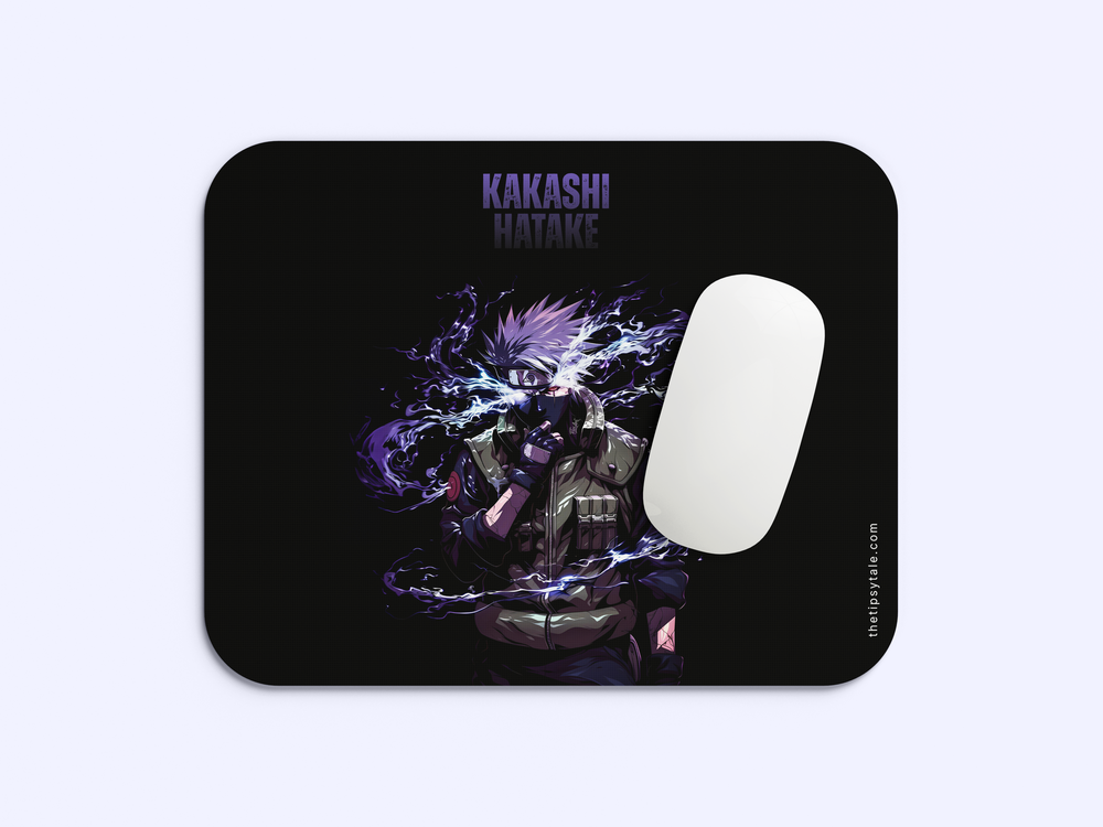 "KAKASHI HATAKE NEON" Mousepad Enhance Your Workspace with Style