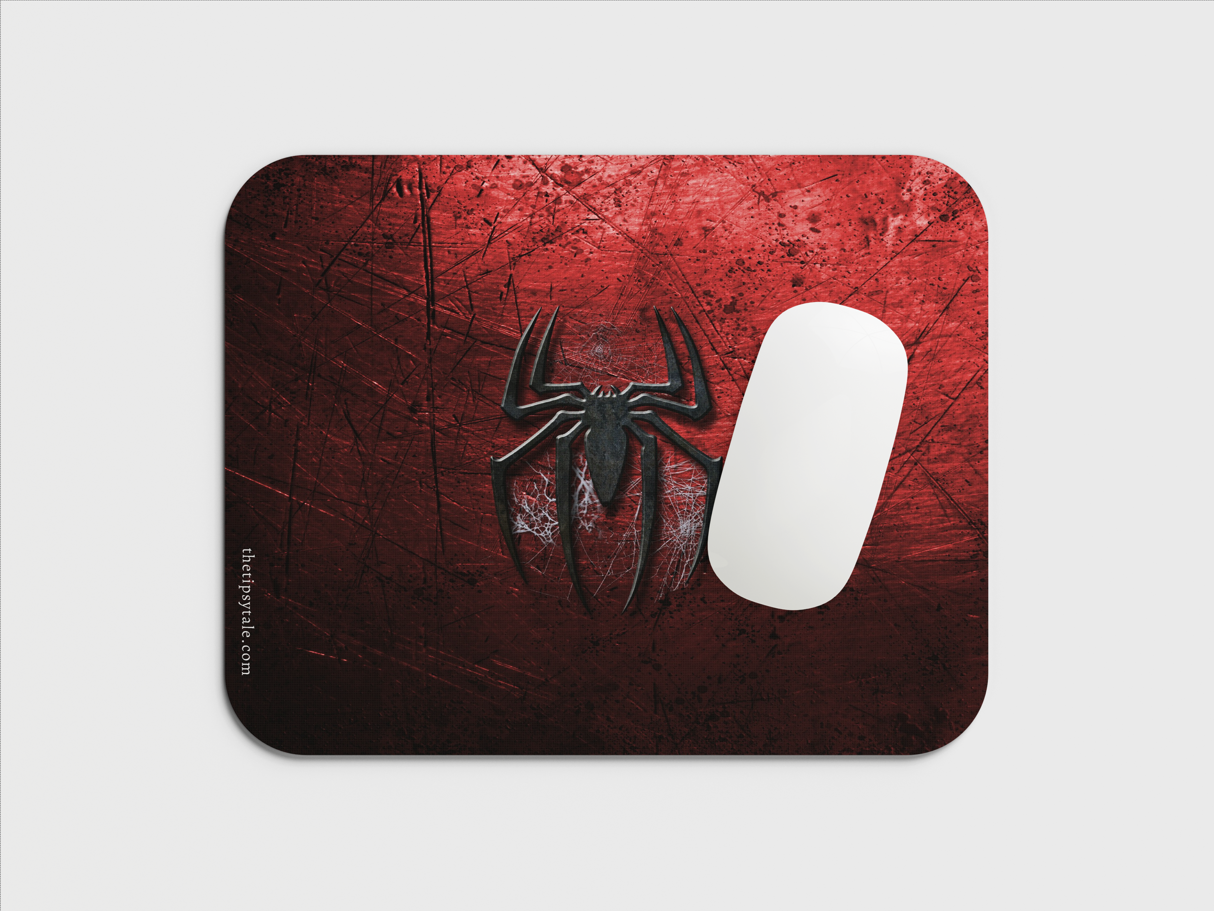 "SPIDER IN THE WEB" Mousepad Enhance Your Workspace with Style