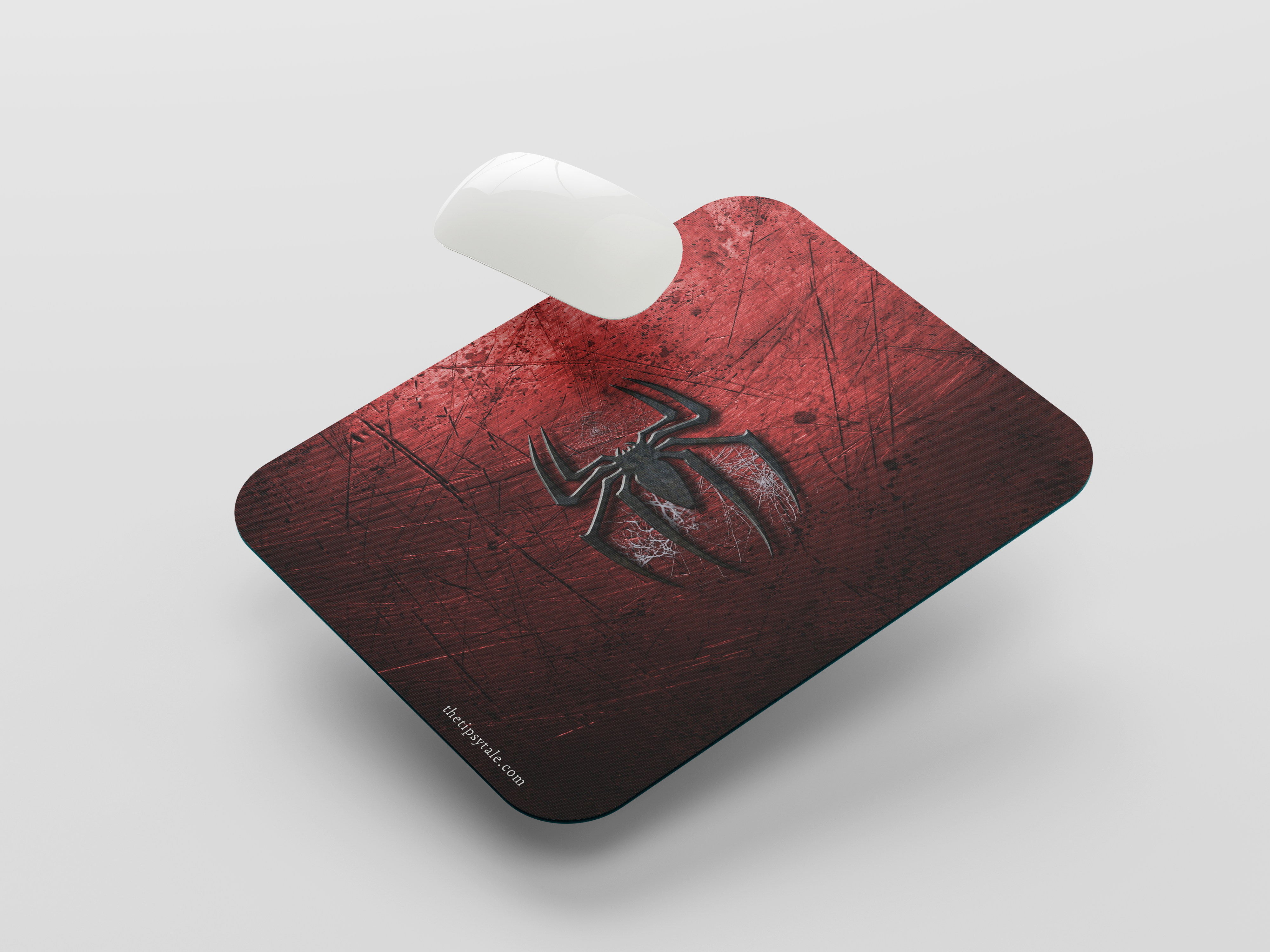 "SPIDER IN THE WEB" Mousepad Enhance Your Workspace with Style