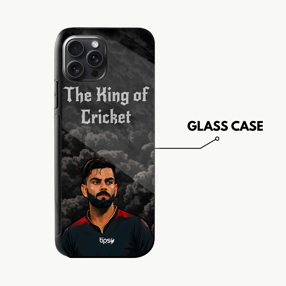 "VIRAT KOHLI THE KING OF CRICKET" -Mobile Covers Shock Resistant, Slim & Stylish Cases