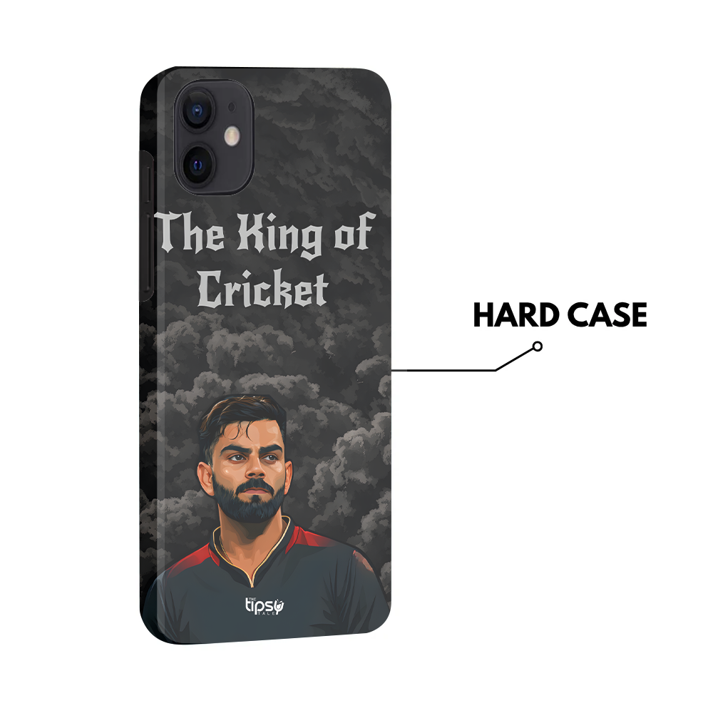 "VIRAT KOHLI THE KING OF CRICKET" -Mobile Covers Shock Resistant, Slim & Stylish Cases