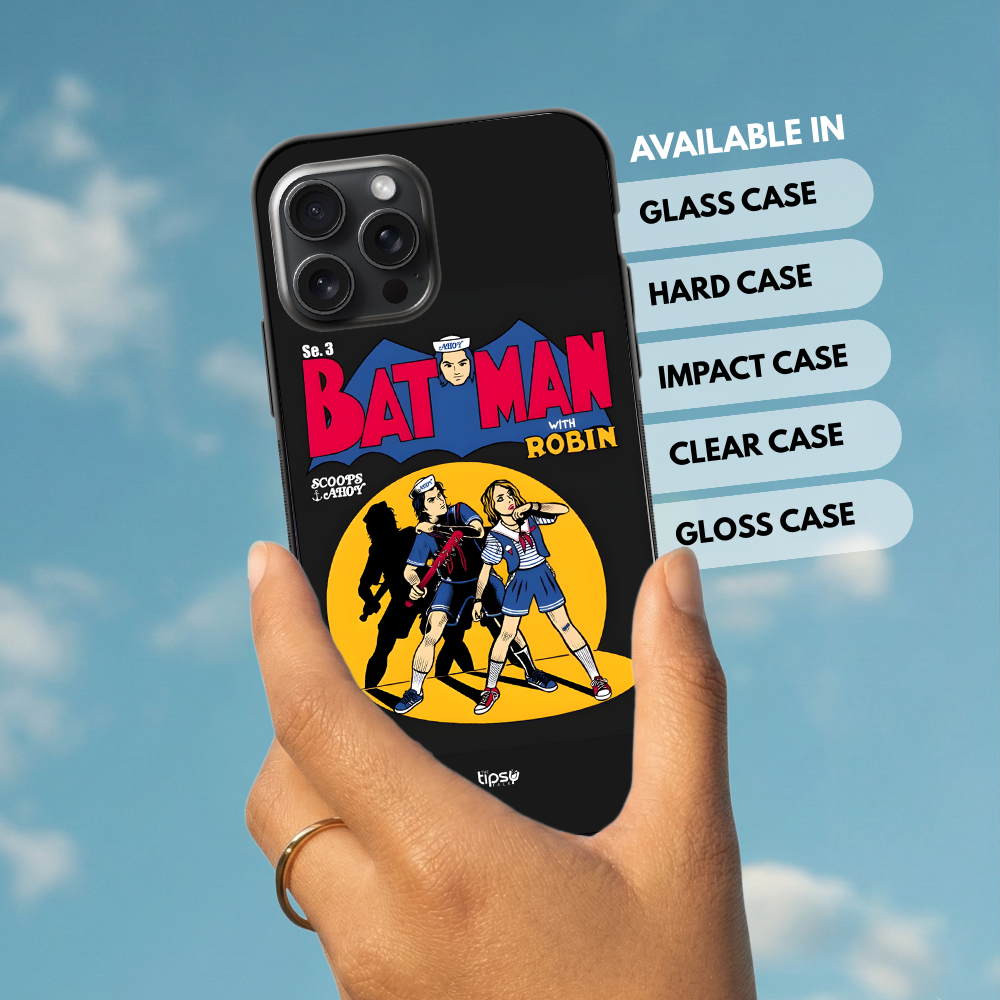 "BATMAN WITH ROBIN" -Mobile Covers Shock Resistant, Slim & Stylish Cases