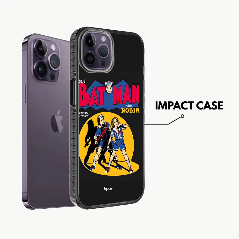 "BATMAN WITH ROBIN" -Mobile Covers Shock Resistant, Slim & Stylish Cases