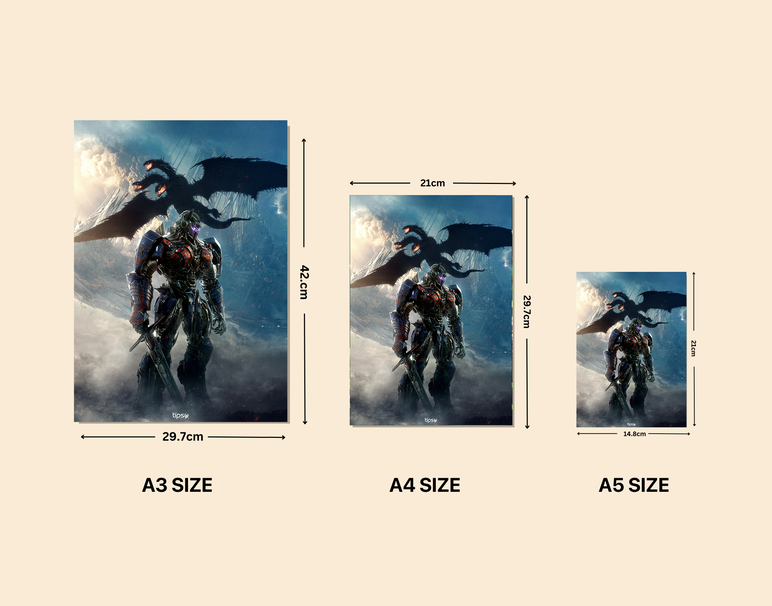 "TRANSFORMERS - PRIME" -Shiny & Sturdy Metallic Poster Art That Pops & Sticks