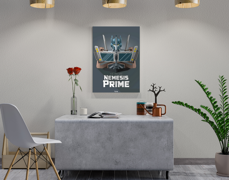 "NEMSIS PRIME" -Shiny & Sturdy Metallic Poster Art That Pops & Sticks