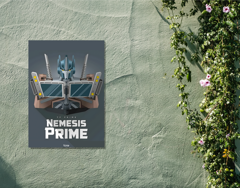 "NEMSIS PRIME" -Shiny & Sturdy Metallic Poster Art That Pops & Sticks