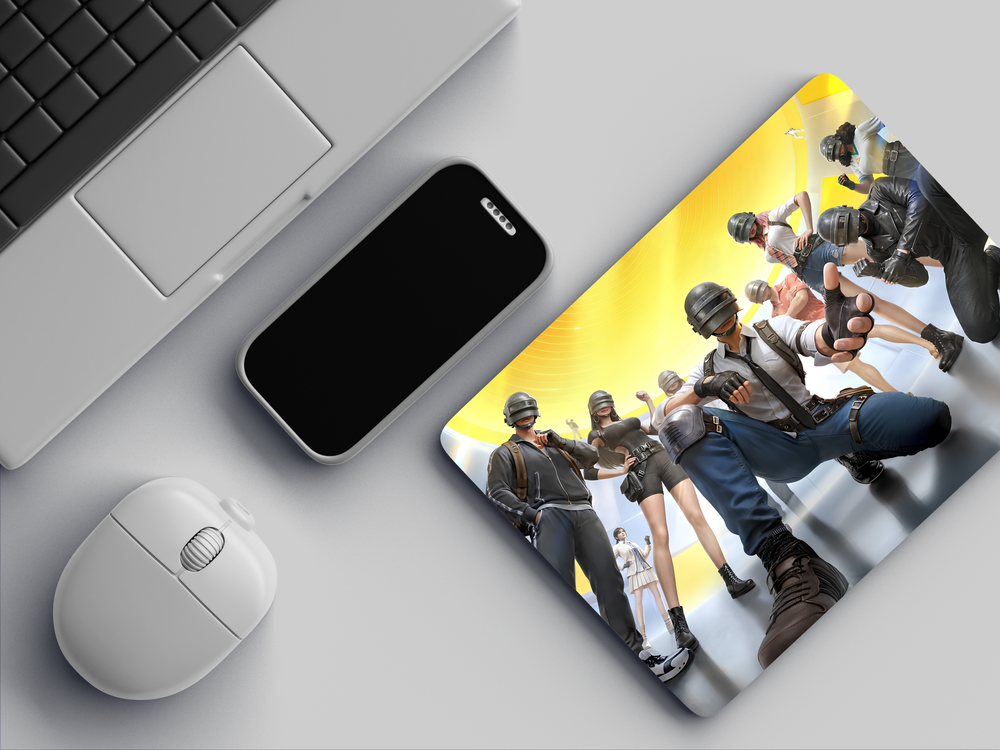 "PUBG MOBILE KICKS OFF " Mousepad Enhance Your Workspace with Style