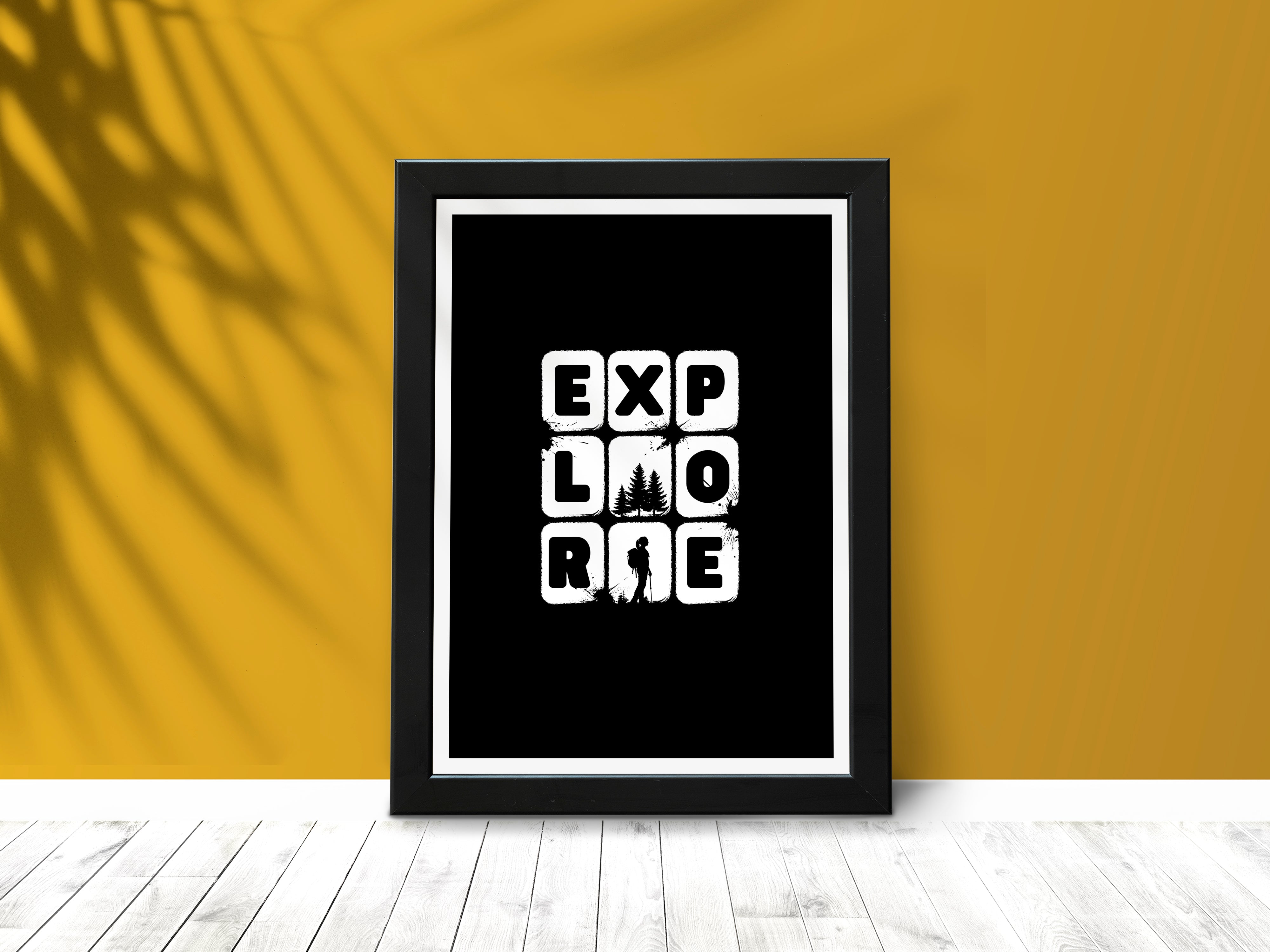 "EXPLORE:UNFORGETTABLE JOURNEY OF ADVENTURE“  Poster: Add a Touch of Personality to Your Space