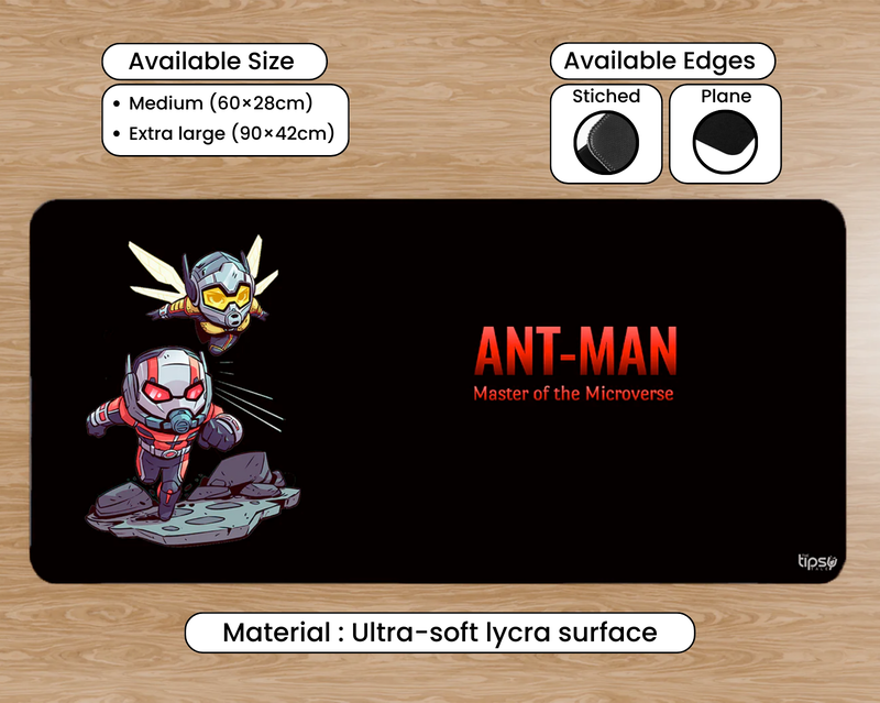 A Gift That Matches Their Energy -Superhero Vibe-Deskmat + Poster + Laptop sleeves  (COMBO)