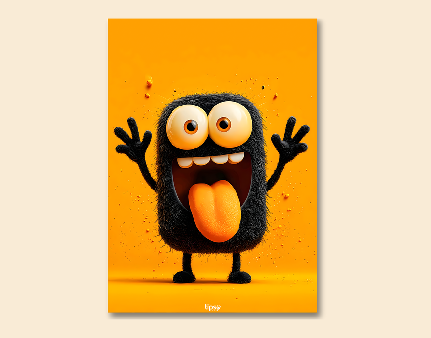 "MANGO" -Shiny & Sturdy Metallic Poster Art That Pops & Sticks