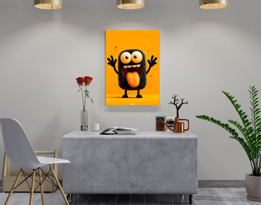 "MANGO" -Shiny & Sturdy Metallic Poster Art That Pops & Sticks