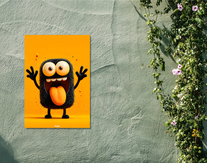"MANGO" -Shiny & Sturdy Metallic Poster Art That Pops & Sticks