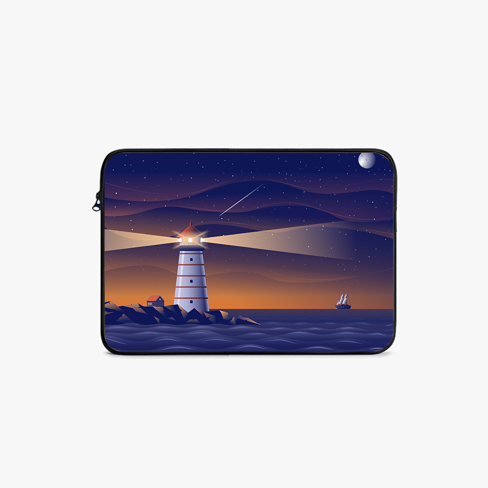 "Light House" Laptop Sleeves:Bold Modern Design for Every Size