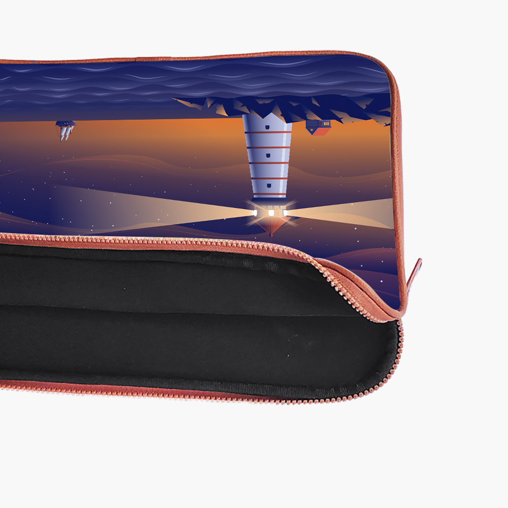 "Light House" Laptop Sleeves:Bold Modern Design for Every Size