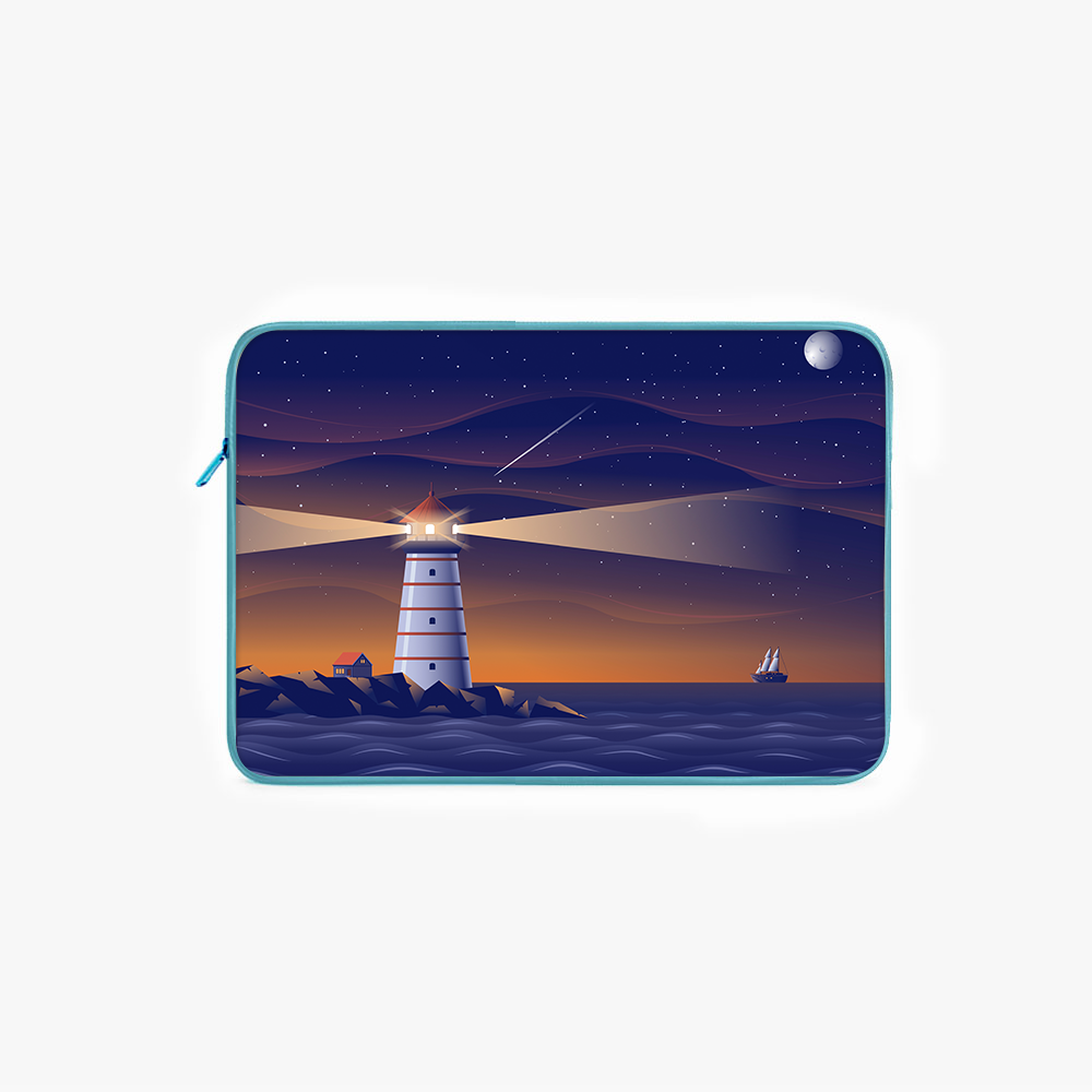 "Light House" Laptop Sleeves:Bold Modern Design for Every Size