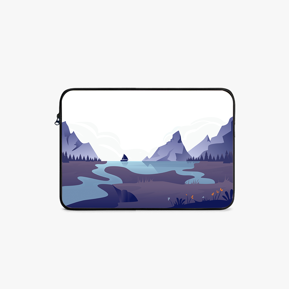 "In-between the Mountains" Laptop Sleeves:Bold Modern Design for Every Size