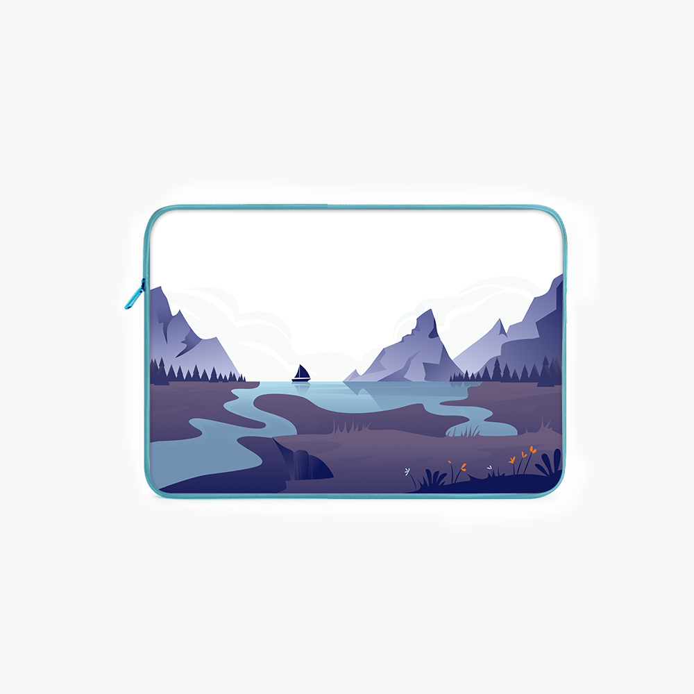 "In-between the Mountains" Laptop Sleeves:Bold Modern Design for Every Size