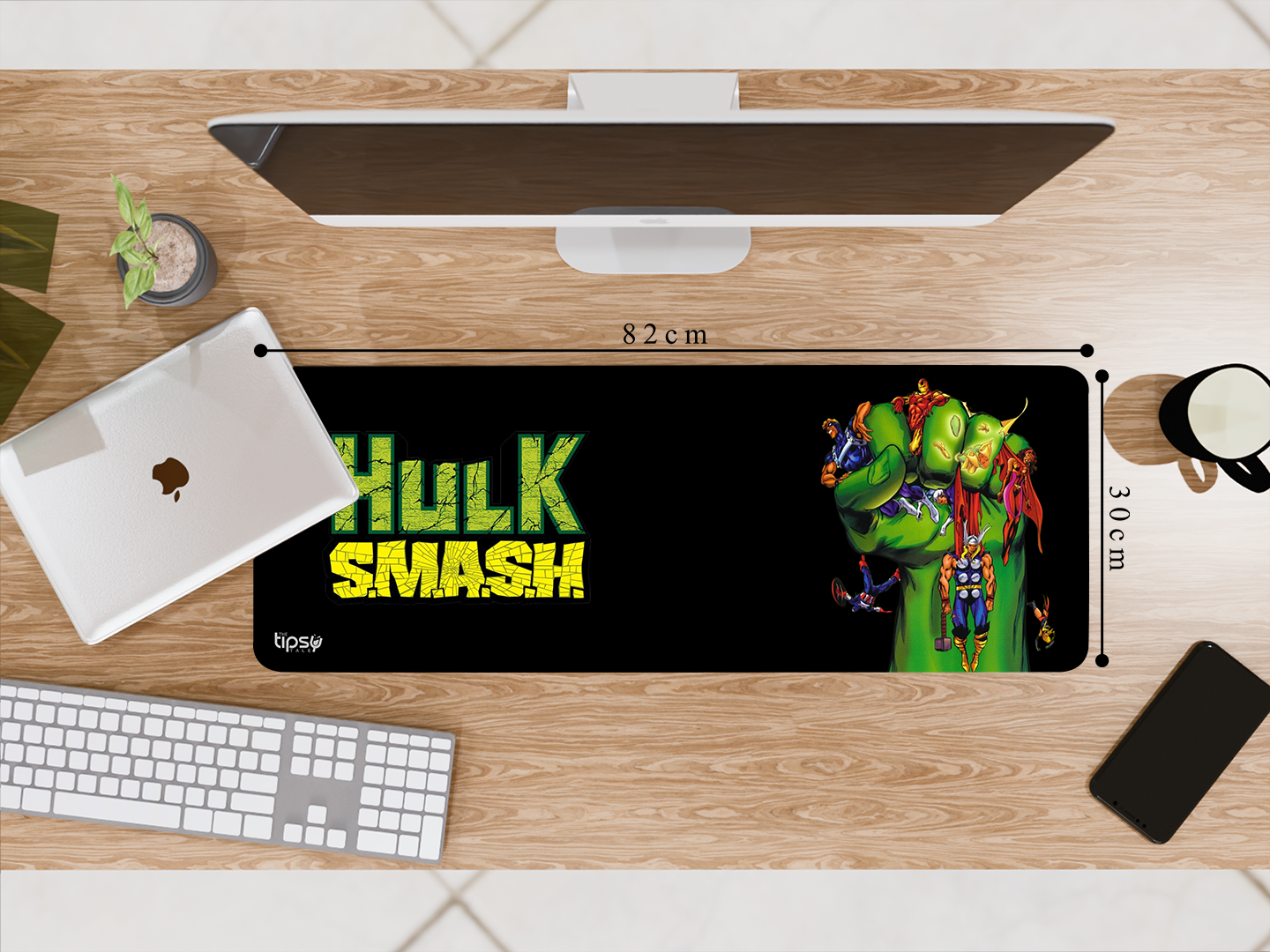 "HULK SMASH" Gaming Mousepad Elevate Your Gaming Experience