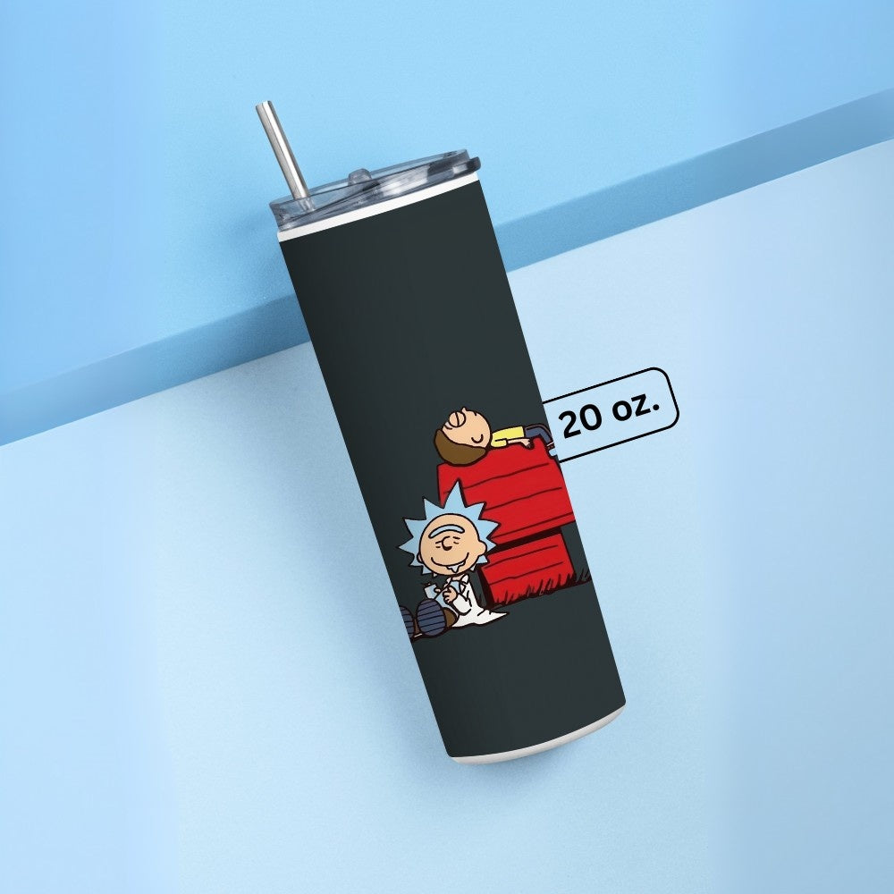 "Rick and Morty Animation" Tumbler with Metal Straw