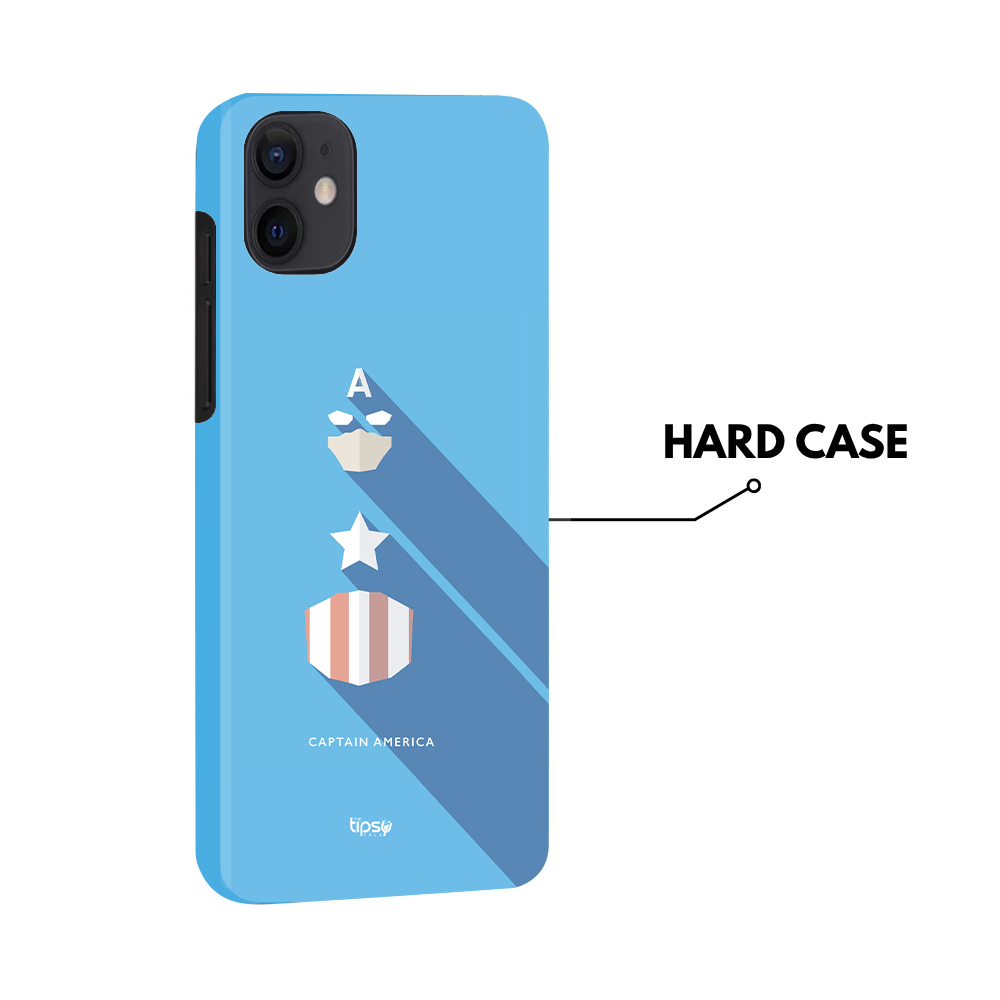 "CAPTAIN AMERICA - MARVEL" -Mobile Covers Shock Resistant, Slim & Stylish Cases