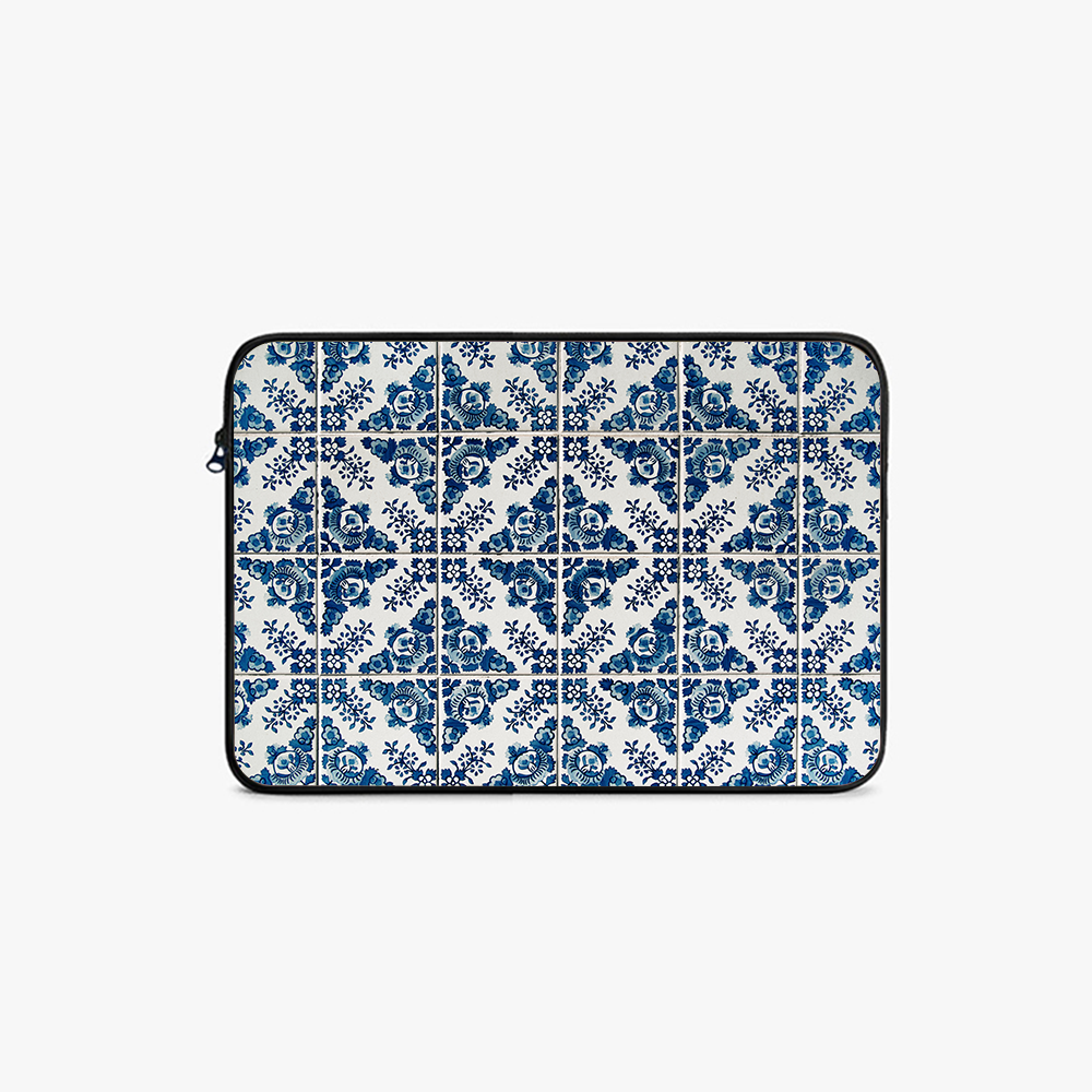 "Blue Rajasthani Print" Laptop Sleeves:Bold Modern Design for Every Size