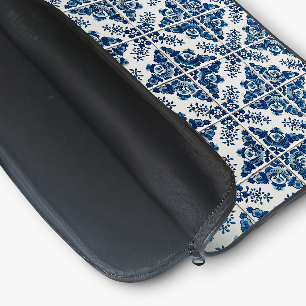 "Blue Rajasthani Print" Laptop Sleeves:Bold Modern Design for Every Size