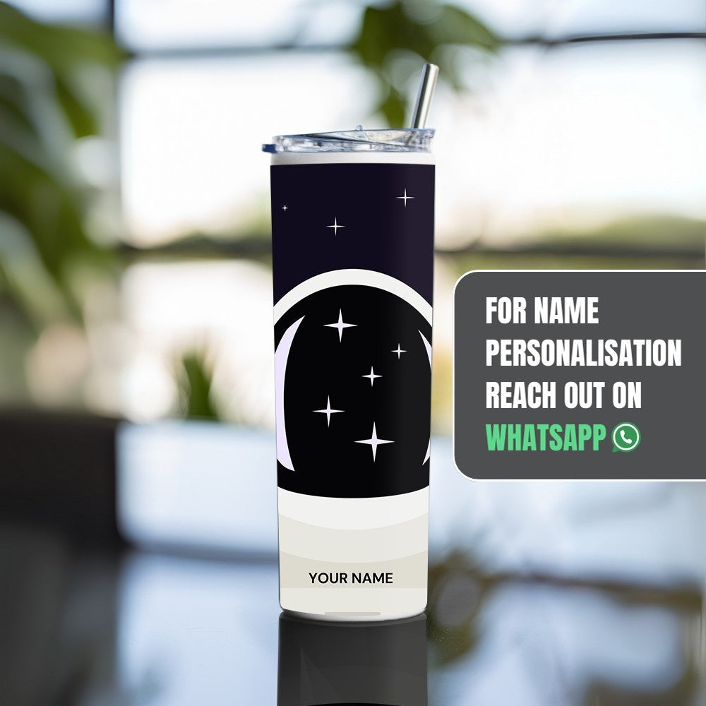 "Astronaut Spaceman" Tumbler with Metal Straw