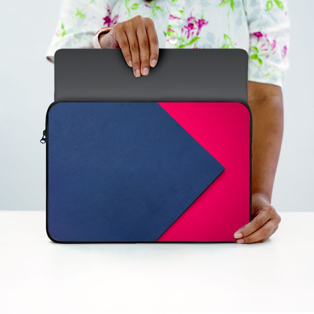"Abstract Cut" Laptop Sleeves:Bold Modern Design for Every Size