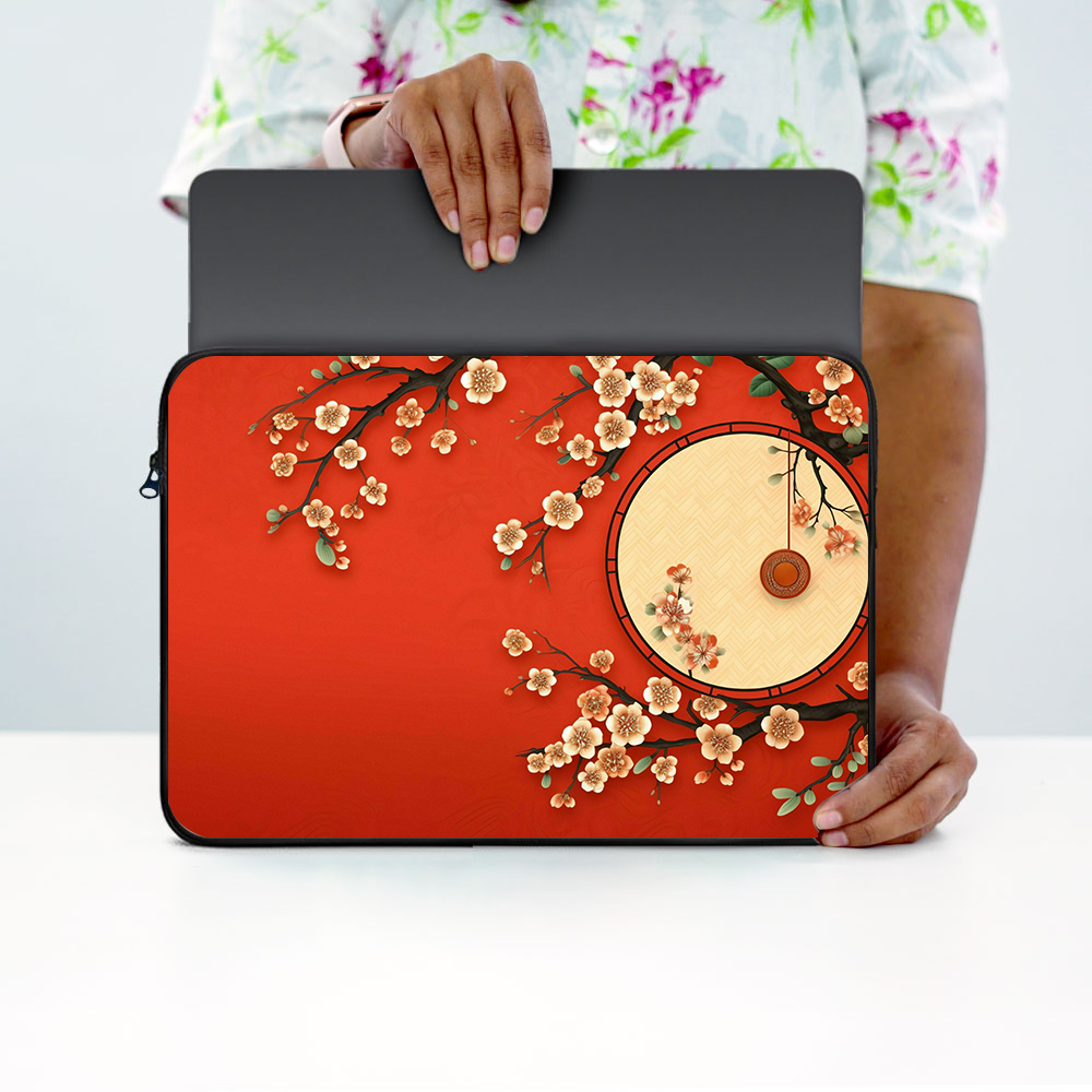 "Nature Bloom" Laptop Sleeves:Bold Modern Design for Every Size