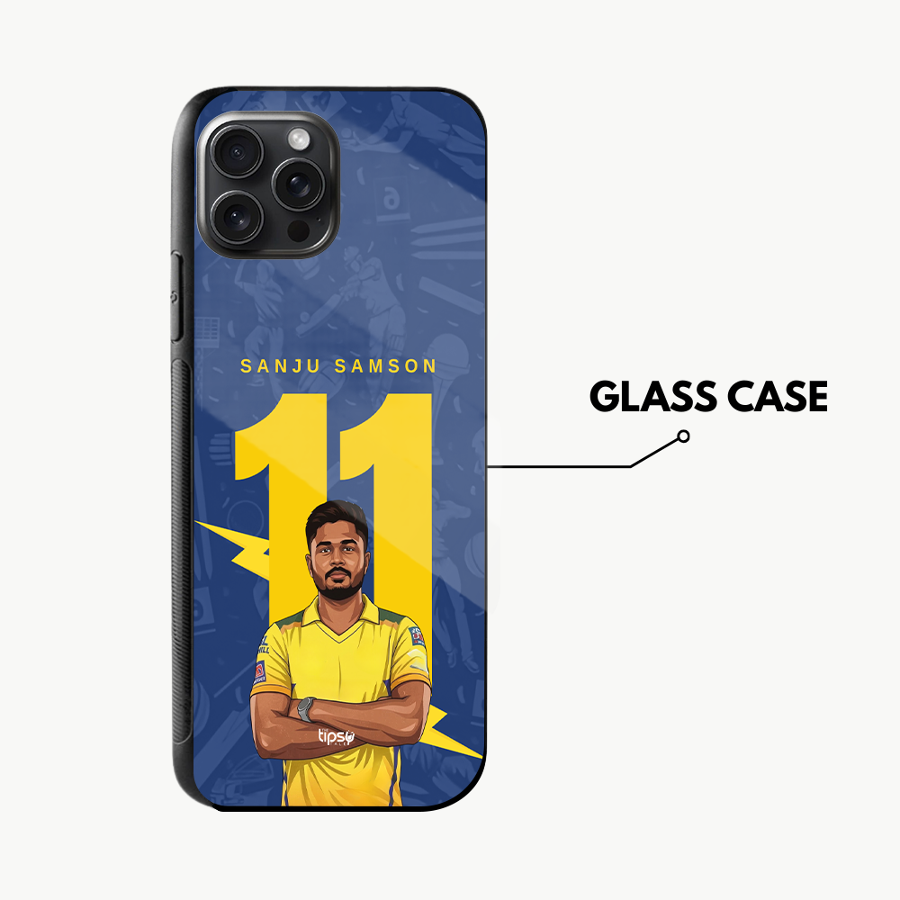 "SANJU SAMSON 11 - CRICKET FANDOM" -Mobile Covers Shock Resistant, Slim & Stylish Cases