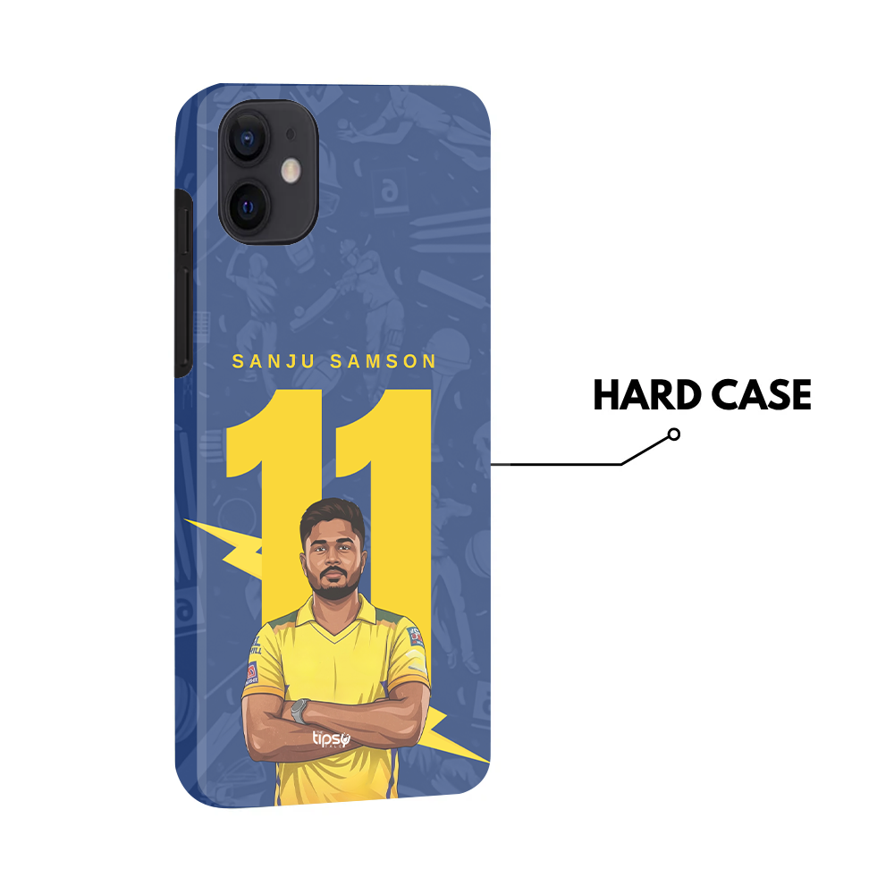 "SANJU SAMSON 11 - CRICKET FANDOM" -Mobile Covers Shock Resistant, Slim & Stylish Cases